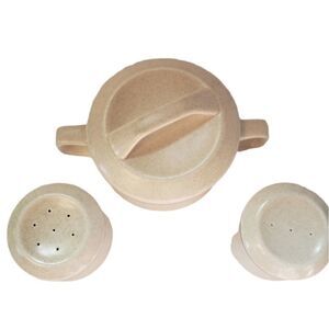 Lenox Temper Ware Silhouette Sugar Bowl & Shakers